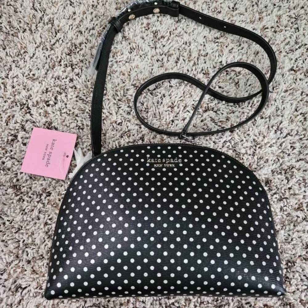 Kate Spade Spencer Metallic Dot Crossbody NWT